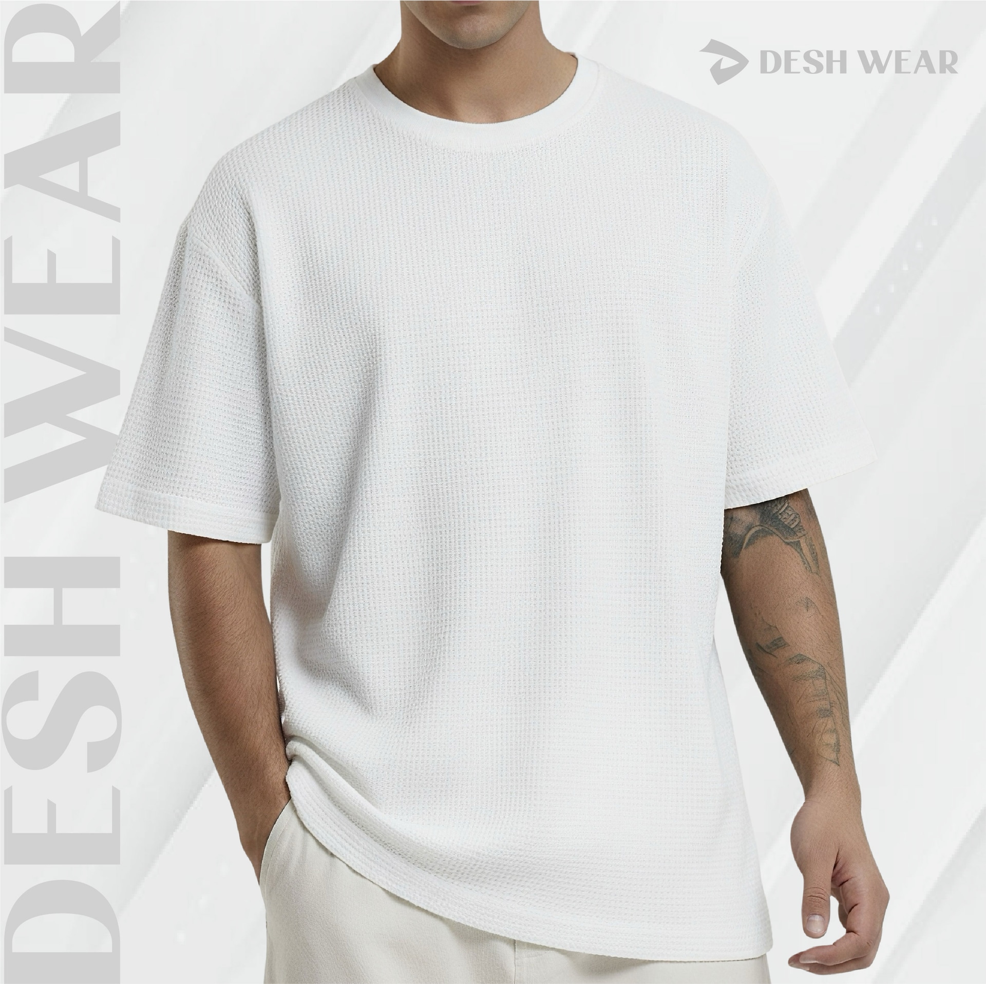 WAFFLE T-SHIRT (White)