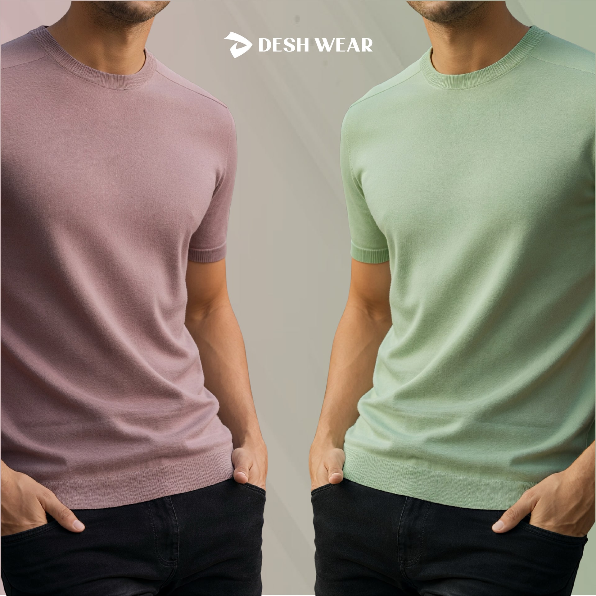 Mock Neck (Brick-Lemon)