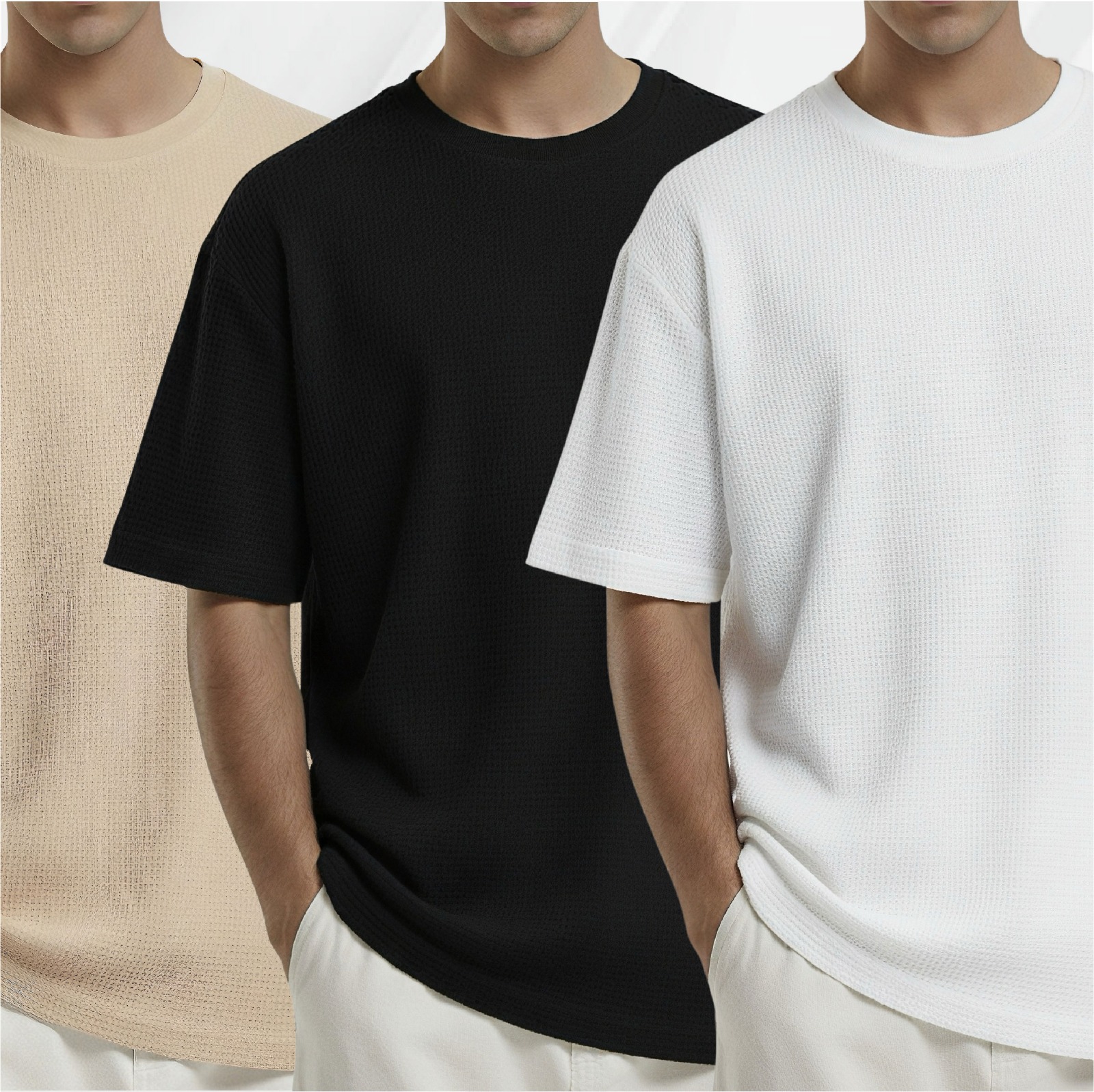 Waffle (Biscuit-Black-White)