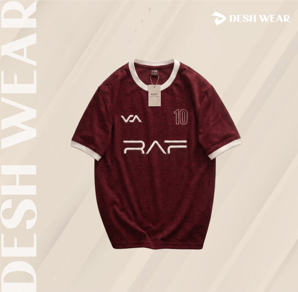 Premium mesh fabric jersey Maroon