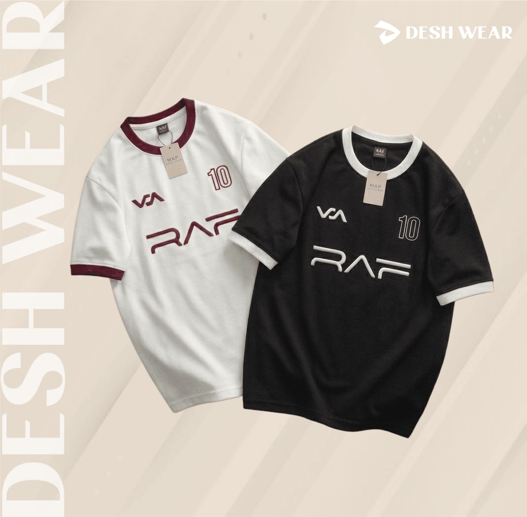 Premium mesh fabric jersey White, Black
