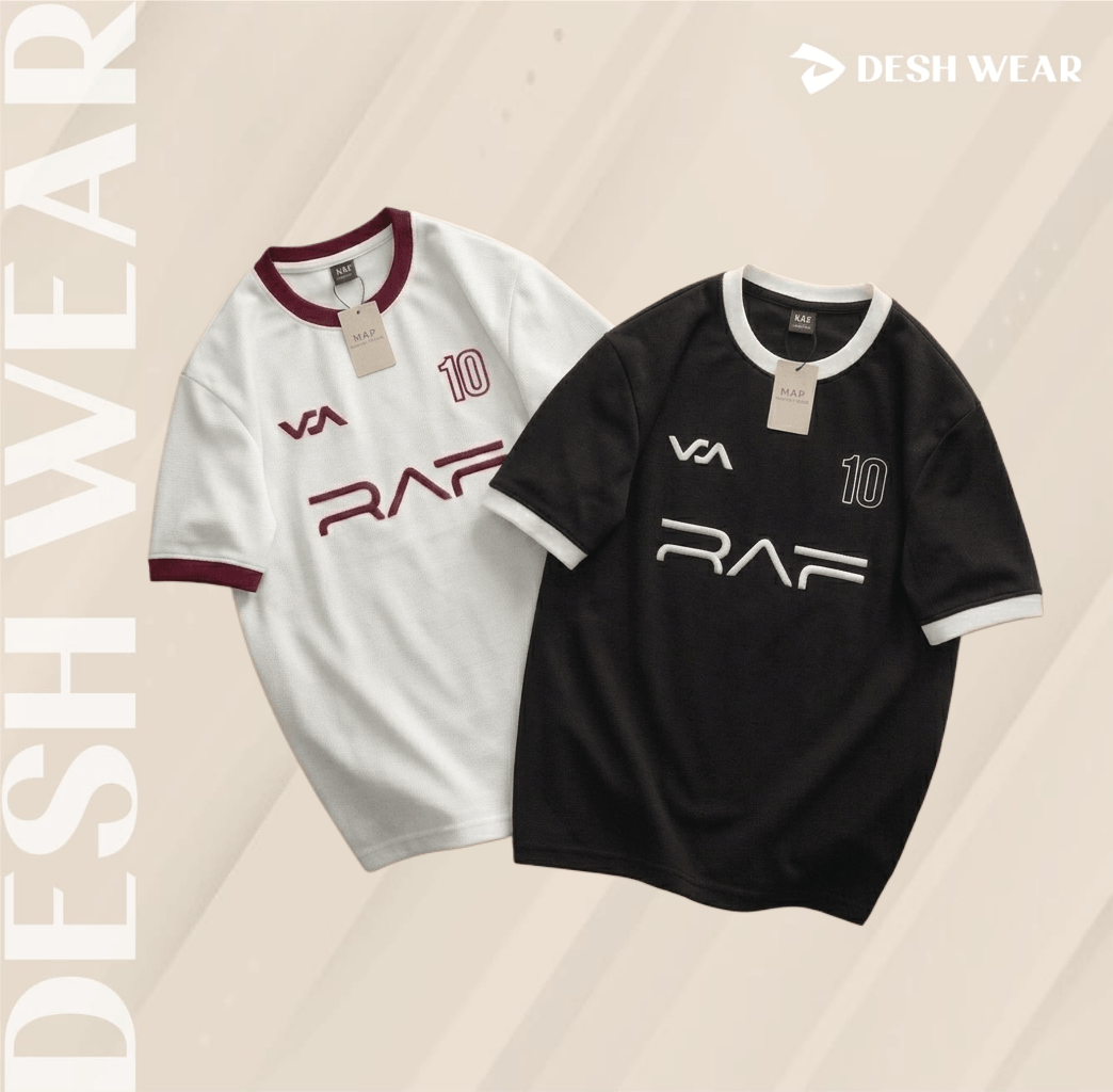 Premium mesh fabric jersey White, Black