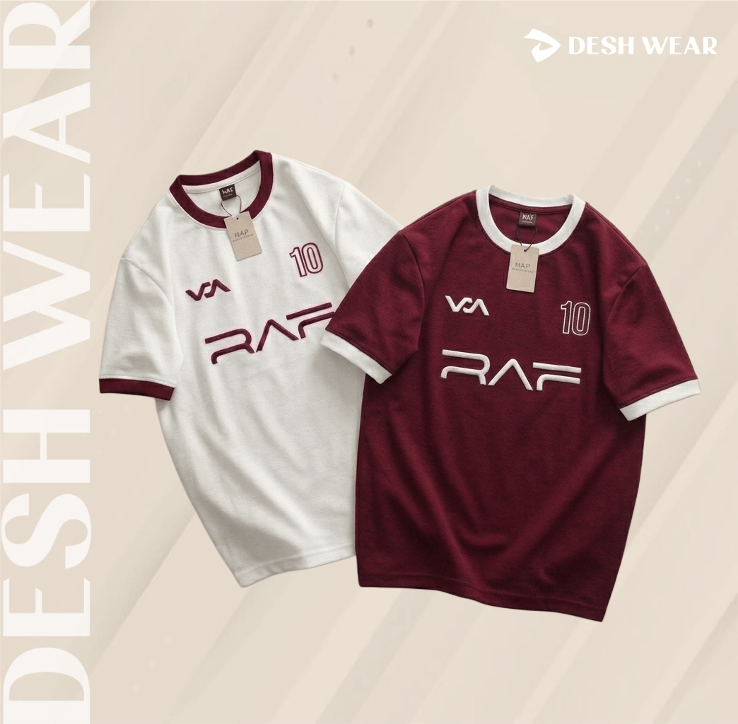 Premium mesh fabric jersey White, Maroon